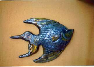 Angel Fish Raku